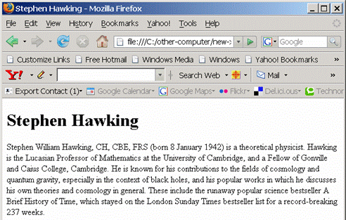 Screenshot of Steven-Hawking.html